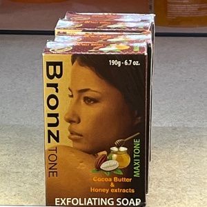 Bronz Tone Exfoliating Soap with Cocoa Butter & Honey 6.7 oz